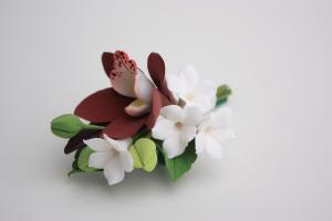 Бутоньерка с орхидеей